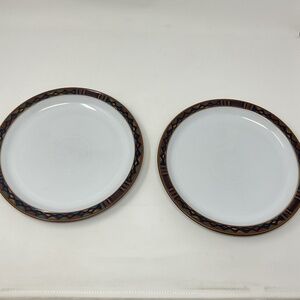 2 Denby Shiraz (retired) Stoneware Dinner Plates